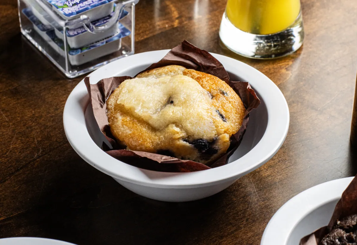 Blueberry Cobbler Muffin at The Foodie Club