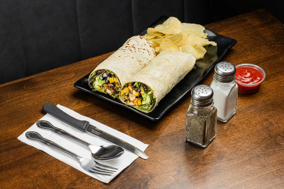 Southwest Wrap at The Foodie Club